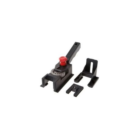 gabarit de perçage universel avec tailles de trous réglables, adapté aux chevilles en bois, antidérapant, Ø 3-12 mm (1/5)