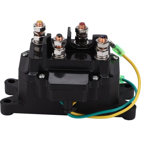 Contacteur treuil 12V 250A relais solénoïde étanche pour ATV UTV 4x4 remorque (1/5)