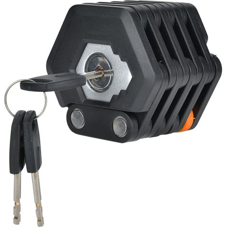Antivol pliable porte-clés pour vélo, VTT et scooter électrique (1/5)