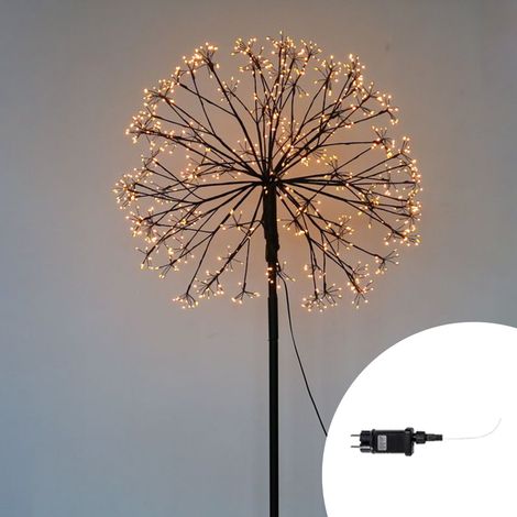 Lampada da terra Dente di leone luminoso altezza 120cm 600 Led Bianco Caldo 3000K Wisdom (1/3)