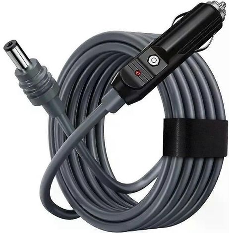 Câble de charge 20AWG, entrée 100 W, étanche, double alimentation CC, 3/65/10 pieds, USB Type C/chargeur voiture vers CC pour Starlink Mini-JXLGV (1/4)