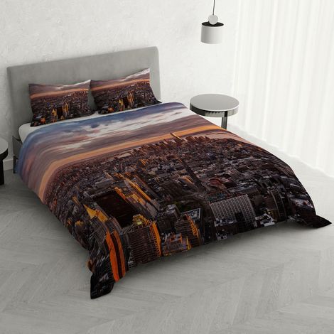 Housse de Couette Polyester Manhattan 2 Places (1/5)