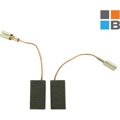 Balais de Charbon polisseuse Parkside PPM 1200 A1 - 6 x 9 x 17 mm (1/4)