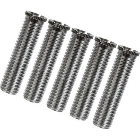 5 vis pour crépine d'évier de cuisine, raccord fileté en acier inoxydable de 45 mm pour crépine de panier d'évier de cuisine (1/5)