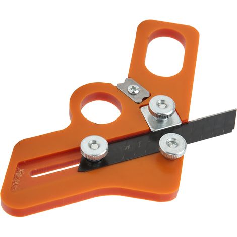 Lame de finition pour chants, couteau de finition pour le travail du bois, rabot manuel, outil d'ébavurage, racloir à congés, outil de 8 mm, 2 utilisations (1/5)
