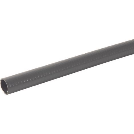 Tube PVC gris flexible Ø50 - longueur 1 m - Tuflex, Nicoll (1/3)