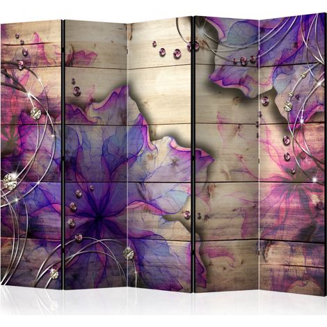 Paravent 5 Volets "Purple Memory" 172x225cm (1/2)