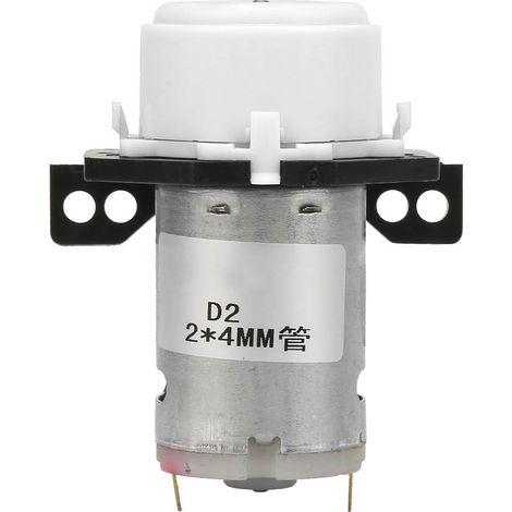 Pompe péristaltique miniature à eau DC6V pour aquarium, laboratoire et analyses, 24 mm (blanche) (1/5)