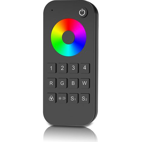 RT9 LED Controller - Four-zone RGB/RGBW remote control with high-sensitivity touch color ring