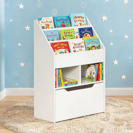 Étagère de rangement pour enfants en MDF et panneaux mélaminés 3 (1/5)