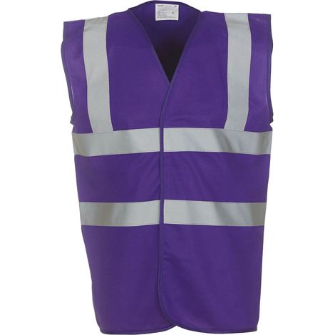 Gilet haute visibilité YOKO Violet S.