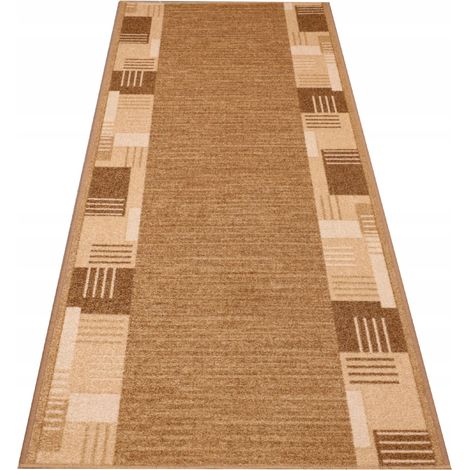 [7] Tappeto passatoia gommato MONTE BEIGE 80X130cm D7496 (1/5)