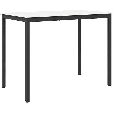Table de bar Blanc 140 x 80 x 105 cm Bois de pin massif vidaXL