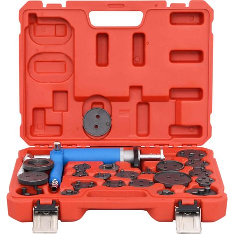 Kit repousse piston de frein pneumatique outil étrier universel mallette rouge 23 pièces (1/5)