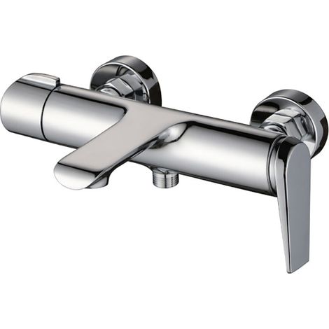 Robinet mitigeur bain-douche Chromé - Ptolémée (1/2)