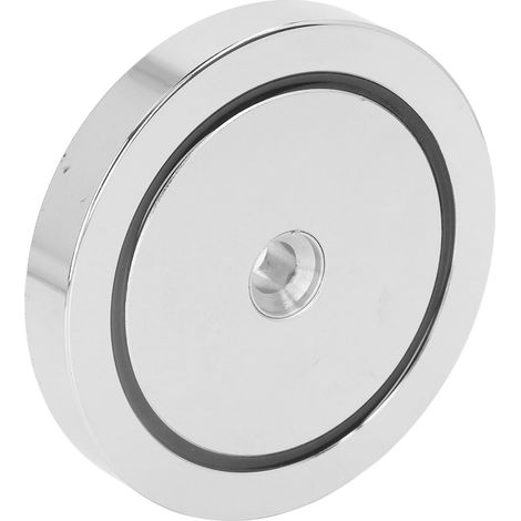 Starker Neodym-Magnet, robustes Design mit vertiefter runder Öffnung, ideal für Küche, Bastelbedarf und Heimwerkerprojekte, hält Werkzeuge sicher an ihrem Platz und kann Lasten bis zu 480 kg standhalt (1/5)
