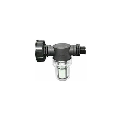 Raccord de robinet pour cuve 1000L – Adaptateur S60x6 avec filtre intégré – Connexion tuyau de jardin 3/4'' – Collecteur d'eau de pluie (1/4)