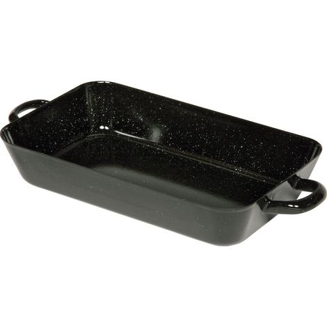 Sartén esmaltada profesional RIESS, negra, longitud 290 mm
