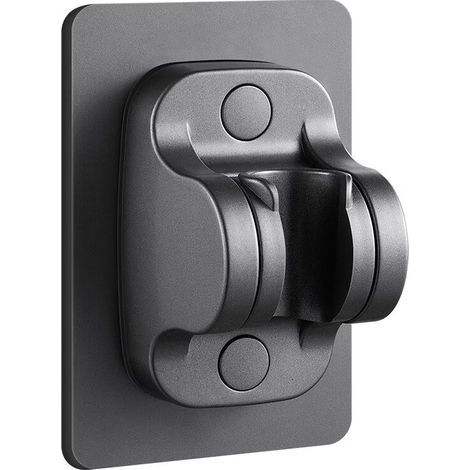Support de Douche à Main sans Perçage,Support de Pommeau de Douche Mural avec à Angle Réglable,Imperméable,Adhésif Puissant,Universel Support de Douche pour Salle de Bains(NoirGris de pistolet ) (1/3)
