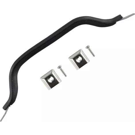 Convient aux poignées de porte Jeep Wrangler, poignées de porte intérieures, poignées souples noires 55009801K (1/4)