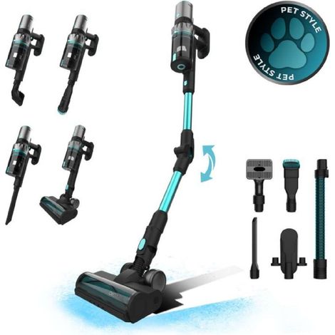 Cecotec A01EU01107956 Conga Rockstar 2500 Thunder Pet Flex Aspirapolvere Verticale senza Sacchetto BLDC 0,5 L 400 W 65 min colore Antracite (1/3)