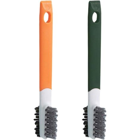 Brosse de nettoyage pour cuisinière - Lot de 2 brosses de nettoyage pour cuisinière à gaz, accessoires de cuisine, outil de (1/5)