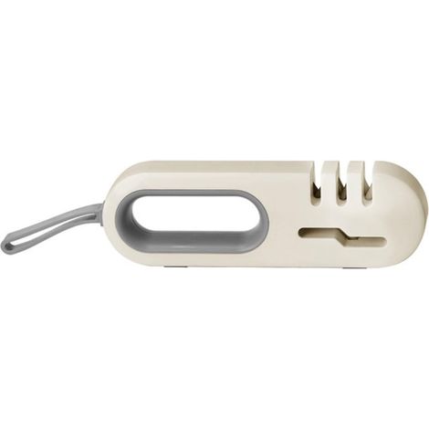 Afilador de cuchillos de cocina multifuncional 4 en 1, afilador de cuchillos y tijeras de 4 etapas: antideslizante para la cocina, afila cuchillos y tijeras. (1/4)