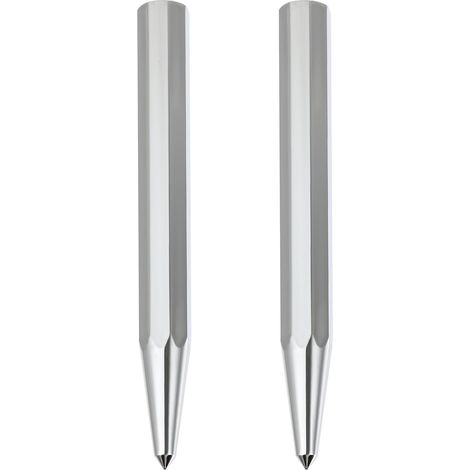 Lot de 2 Poinçons de Centrage en Acier à Haute Teneur en Carbone, Résistants la Corrosion, pour Perçage et Positionnement sur Alliage et Bois (1/5)