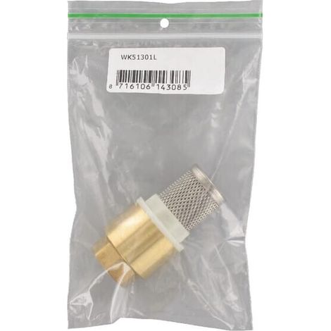 Alcachof suc+v谩lv 1/2" ac inox UNIVERSAL WK51301L