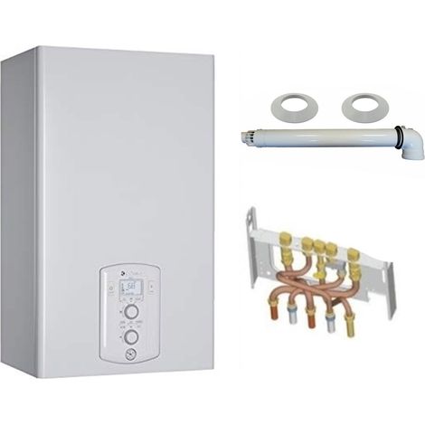 Chaffoteaux – Chaudière gaz à condensation 25 kW – Ventouse condensation – Chauffage et eau chaude sanitaire – Classe énergétique A – 40L ECS