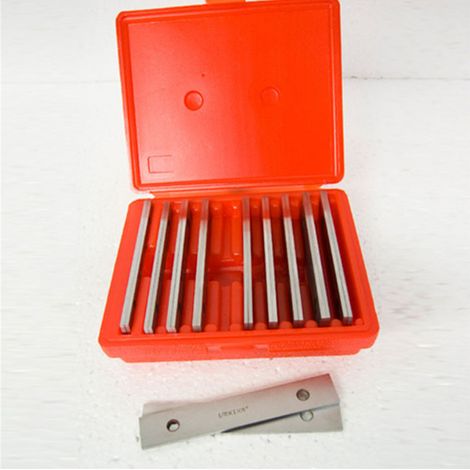 1/8" 10 Paar imperiale Paralleldistanzstücke, 0,0005 mm Flachbacken-Schraubstockdistanzstücke, imperiale Paralleldistanzstücke 1/8" x 6