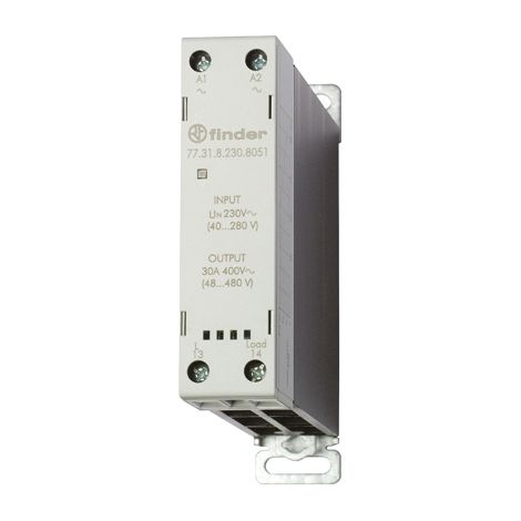 Relais statique Finder 77, 30 A, Rail DIN, 230 V c.a., 480 V c.a. ( Prix pour 1 )