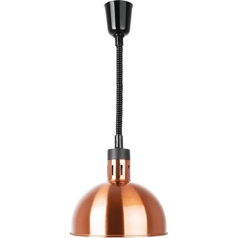 Lampe chauffante rétractable acier finition cuivre 250 W, 220 V - MONO