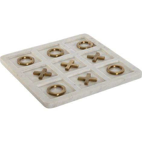 Juego De Mesa Marmol 30,5X30,5X1,5 Tres En Raya (1/3)