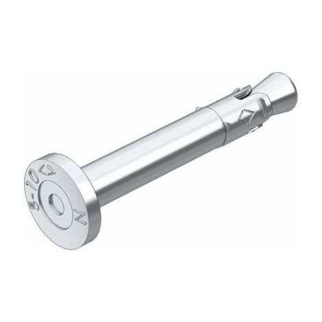 OBO Bettermann Ancoraggio a chiodo N-K con testa a chiodo 6x44mm acciaio zincato elettroliticamente, 3498390
