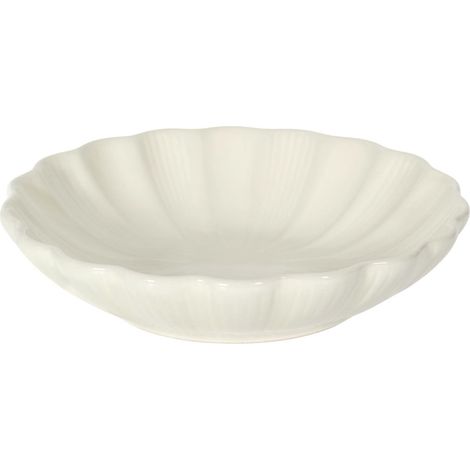 Lot de 6 Assiettes Creuses "Calista" 20cm Écru