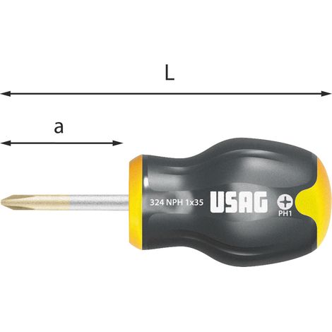 USAG GIRAVITI PER VITI CON IMPRONTA A CROCE PHILLIPS D. 2X35 U03240469
