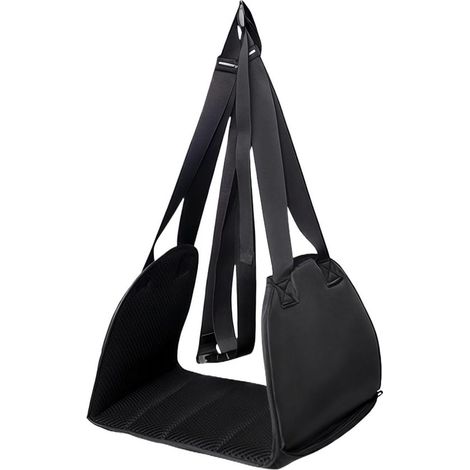 Hamaca para pies,Reposapiés para avión,Soporte de viaje para pies de tela Oxford,Soporte ajustable y plegable para pies para avión (1/5)