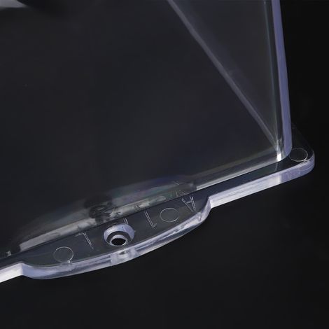 Sonnette de porte transparente avec verrouillage par empreinte digitale, couvercle étanche à la pluie, contrôle d'accès, fixation résistante à la pluie (1/5)