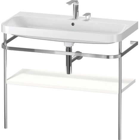 Duravit Happy D.2 Plus c-shaped Set avec console métallique,