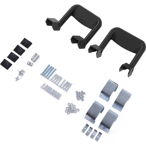 Jeu de 2 Marchepieds Latéraux en Aluminium pour Pick-up Chevrolet Avalanche 2002-2013, Noir (1/5)