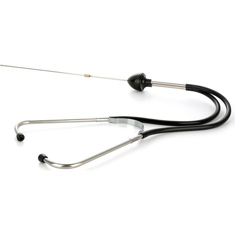 Stéthoscope cylindrique pour mécanicien auto, acier inoxydable, outil de diagnostic moteur de voiture, écoute des bruits (1/5)