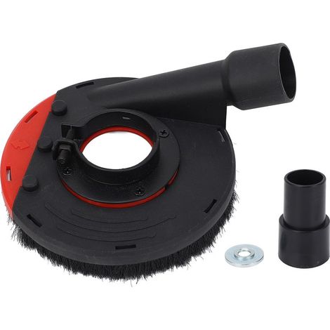 Housse Anti-Poussière pour Meuleuse d'Angle 100-115 mm, Couverture de Filtration Efficace B-100H Rouge/Noir pour Pierres et Béton (1/5)