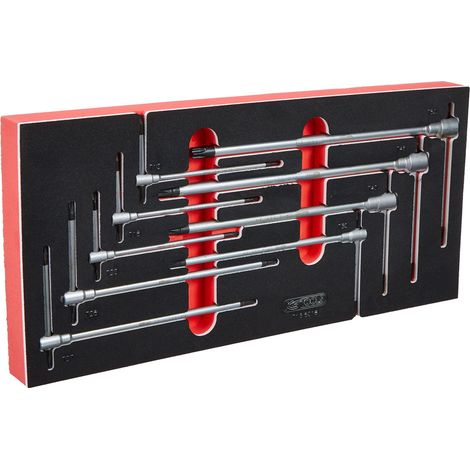 KS Tools - 713.5018 - set chiavi a brugola - chiavi torx a t 9 pezzi (1/4)