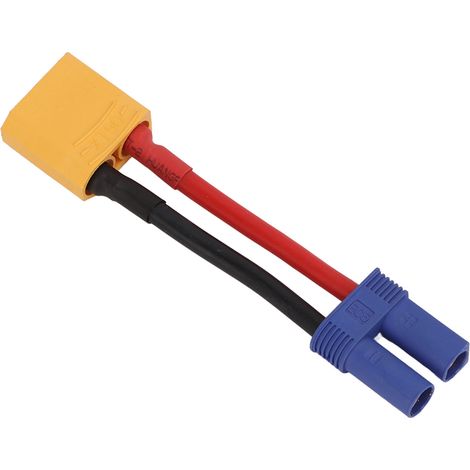 Connecteur EC5 professionnel pour voitures RC, câble XT90 mâle vers EC5 femelle 12AWG (1/5)