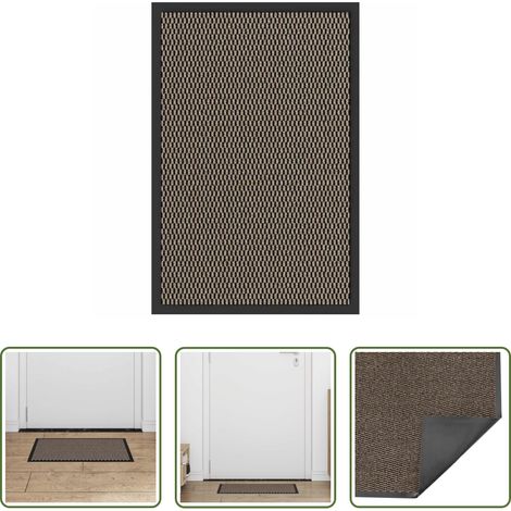 vidaXL Paillasson en polypropylène - Paillasson Marron 40x60 cm (1/5)