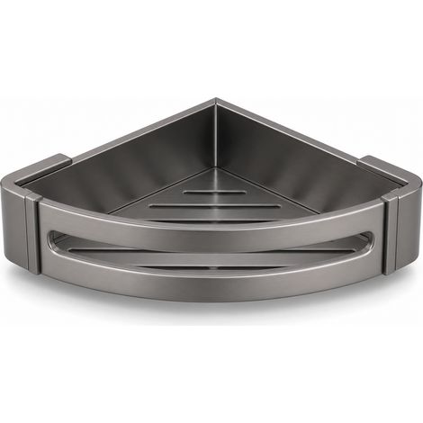 Wall-Mounted Aluminium Corner Shower Shelf 30 cm (1/5)
