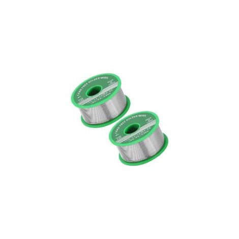 Étain de soudure 0,8 mm, étain sans plomb avec noyau de colophane, étain à souder avec flux 20 g, fil de soudure pour la réparation et le bricolage des composants de soudure électriques électroniques (1/5)