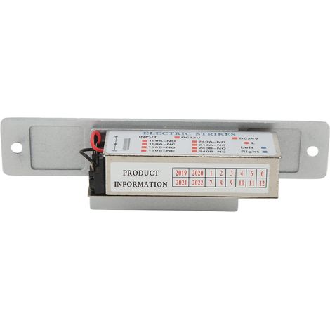 Serrure électrique à bouton poussoir Cryfokt 250 kg contrôle (1/5)