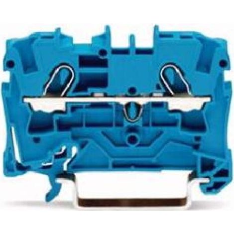 Wago 2004-1204 Durchgangsklemme für 2 Leiter – Topjob s Serie 2004 – 4 mm≤ – Blau